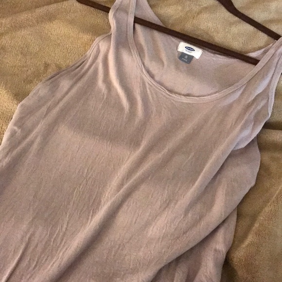 Pink/tan tank top - Picture 1 of 3